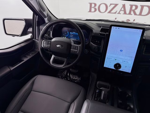 2025 Antimatter Blue Metallic Ford F-150 Lightning Flash AWD Truck