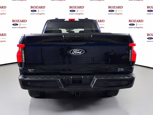 2025 Antimatter Blue Metallic Ford F-150 Lightning Flash AWD Truck