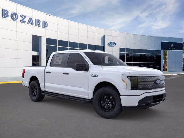 2025 Oxford White Ford F-150 Lightning XLT AWD Truck
