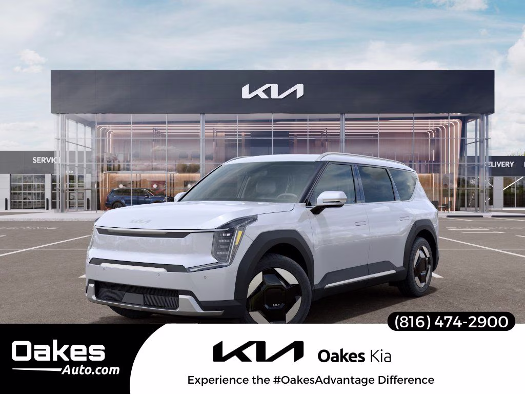 2026 Glacial White Pearl Kia EV9 Wind AWD SUV