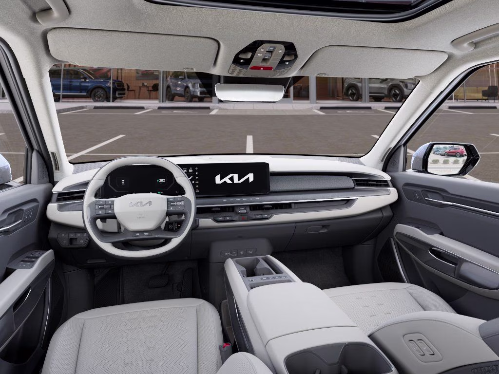 2026 Glacial White Pearl Kia EV9 Wind AWD SUV