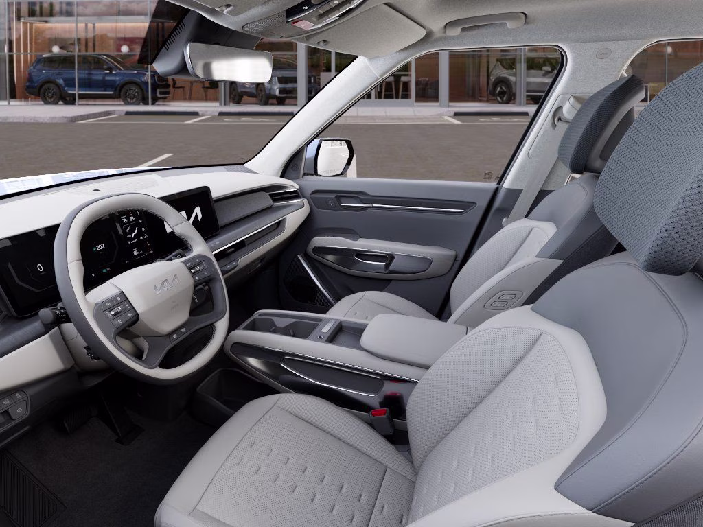 2026 Glacial White Pearl Kia EV9 Wind AWD SUV