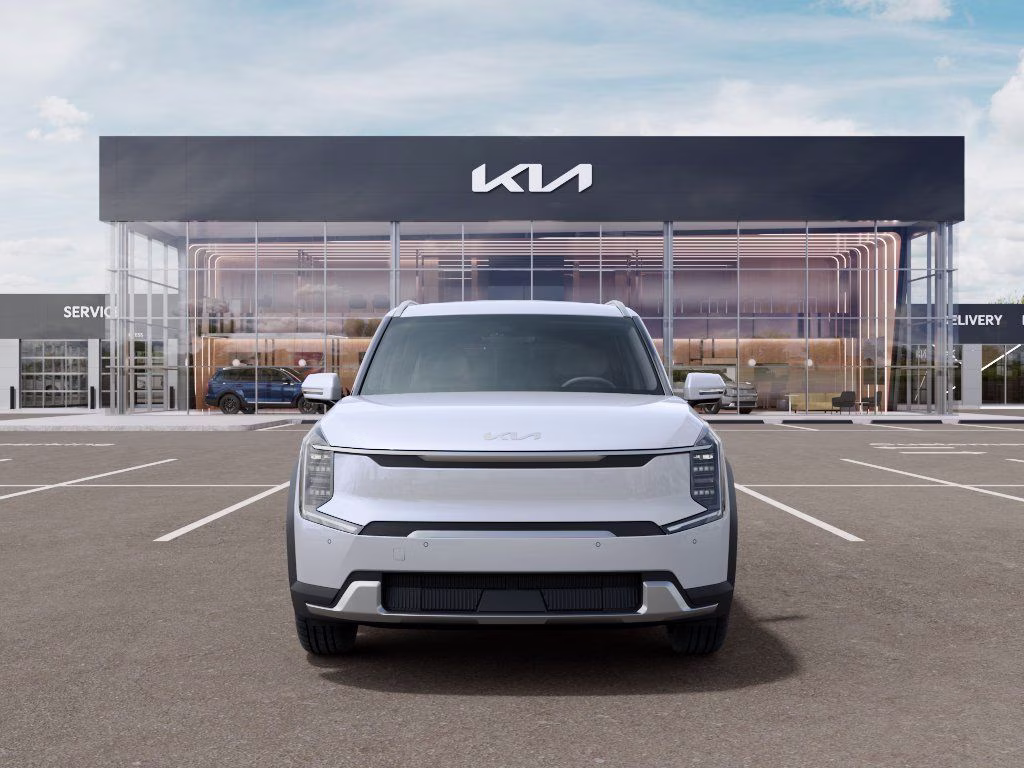 2026 Glacial White Pearl Kia EV9 Wind AWD SUV