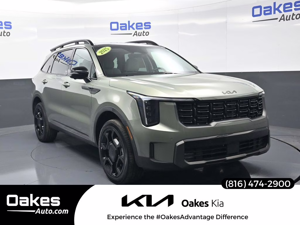 2025 Jungle Green Kia Sorento X-Line SX AWD SUV