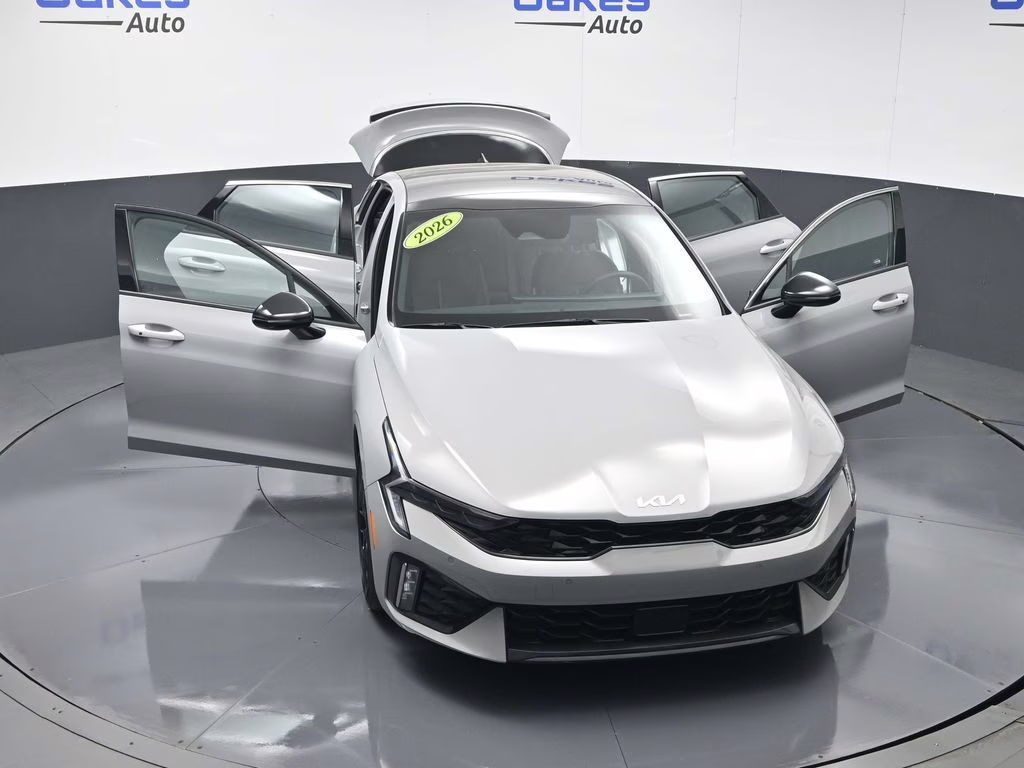 2026 Wolf Gray Kia K5 GT FWD Sedan