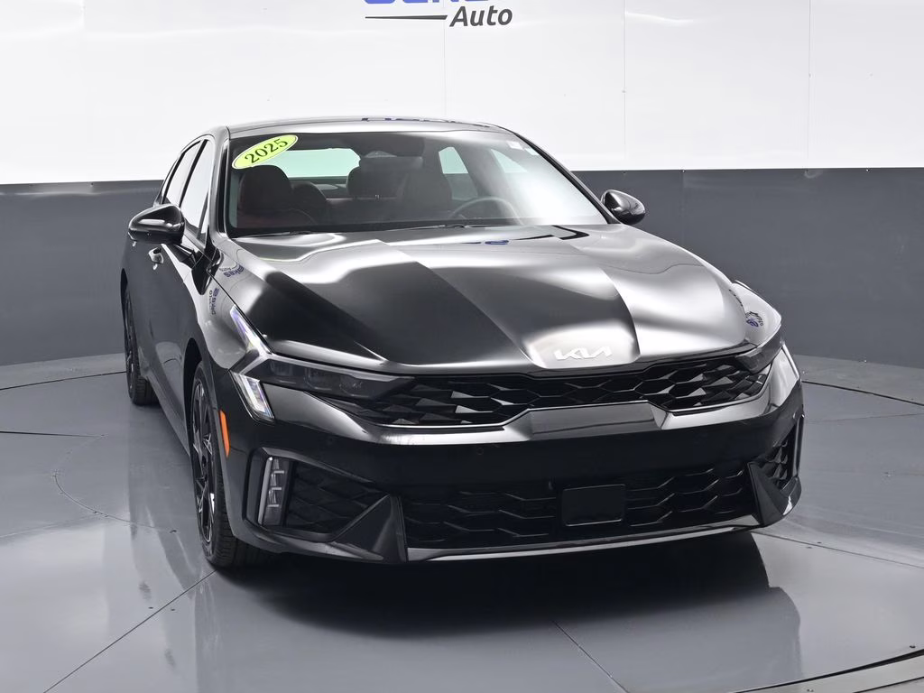 2025 Aurora Black Pearl Kia K5 GT-Line AWD Sedan