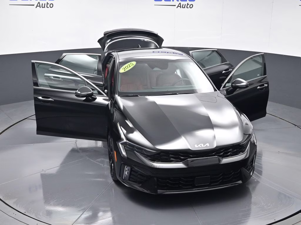2025 Aurora Black Pearl Kia K5 GT-Line AWD Sedan