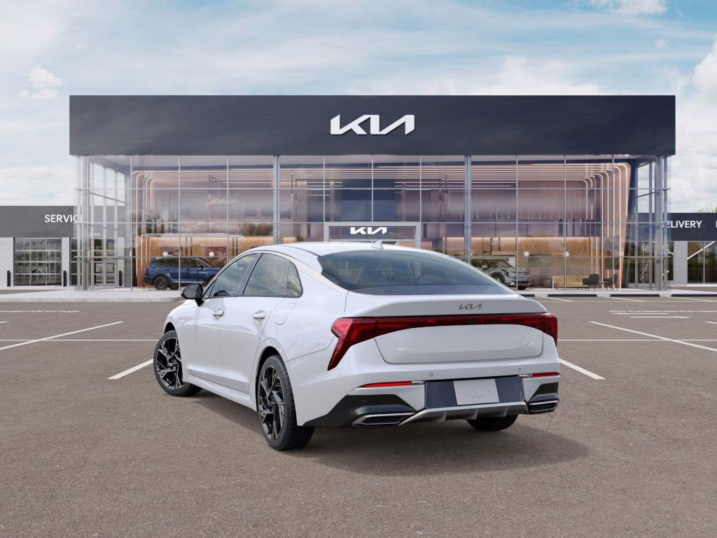 2026 Snow White Pearl Kia K5 GT-Line AWD Sedan