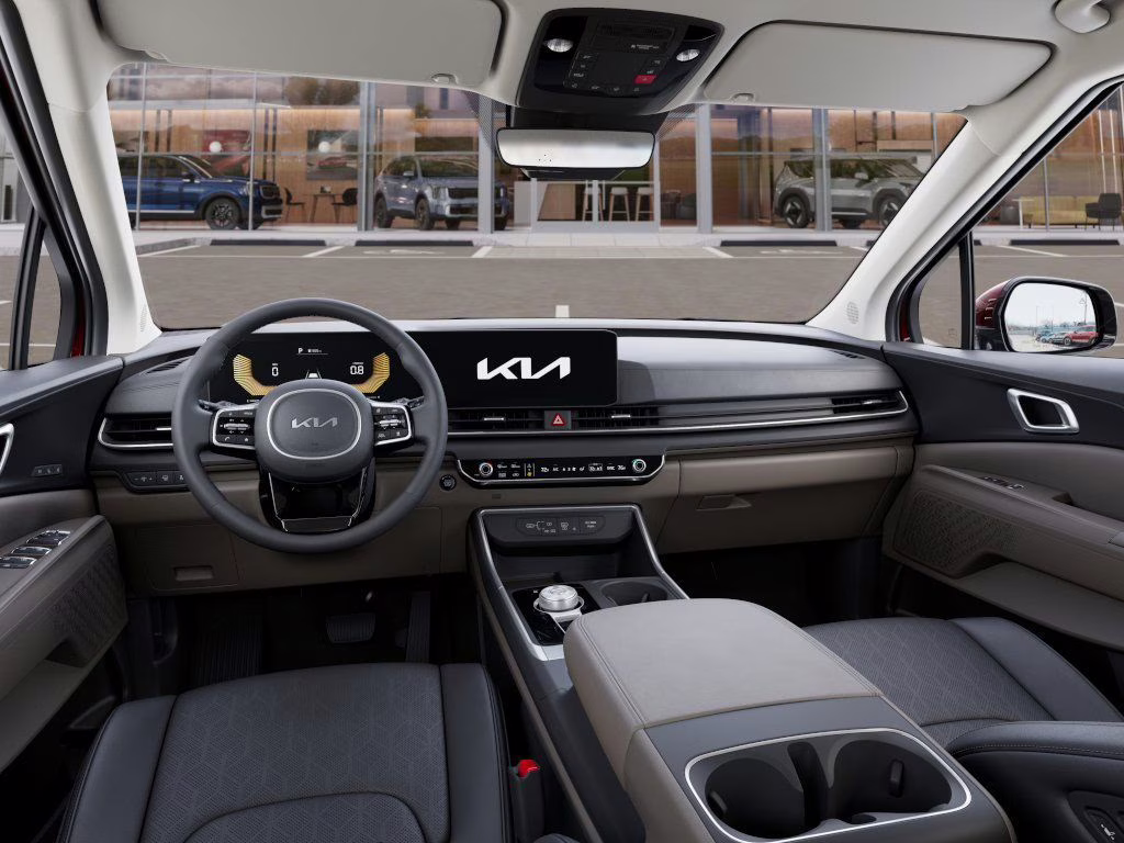 2026 Flare Red Kia Carnival Hybrid EX FWD Van