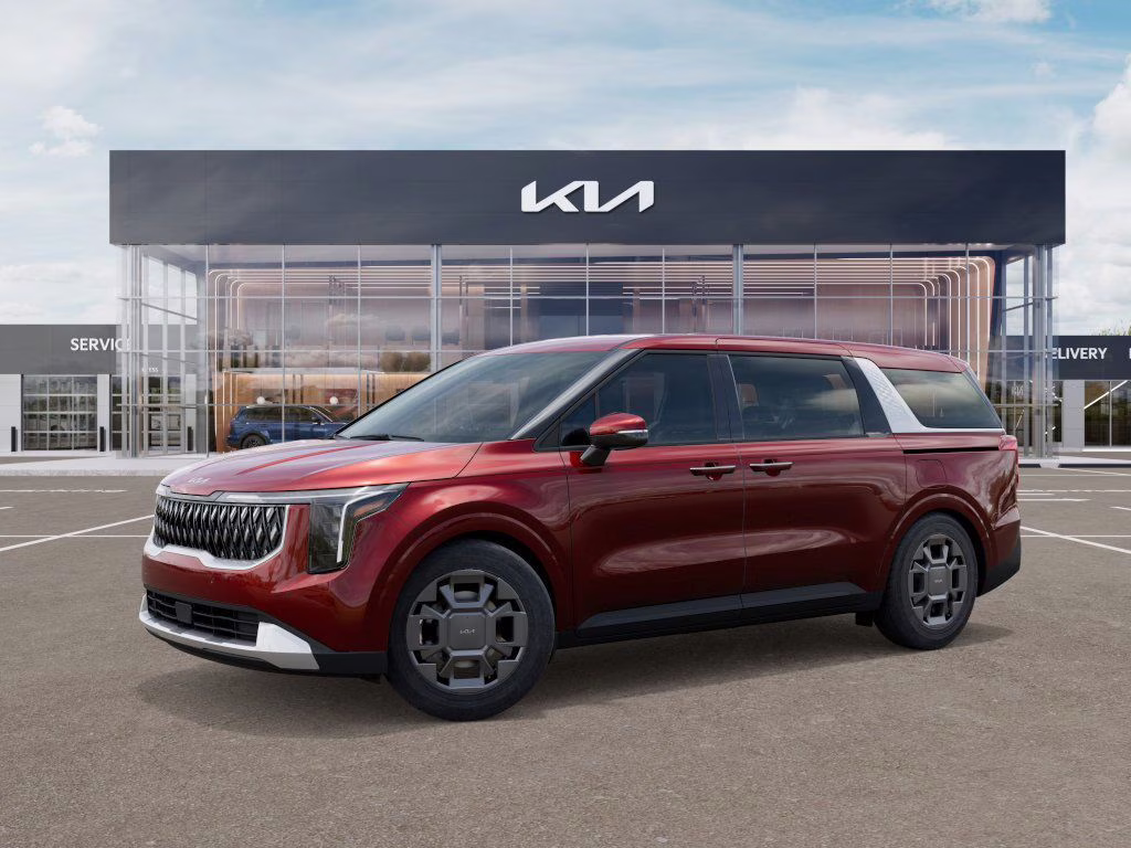 2026 Flare Red Kia Carnival Hybrid EX FWD Van