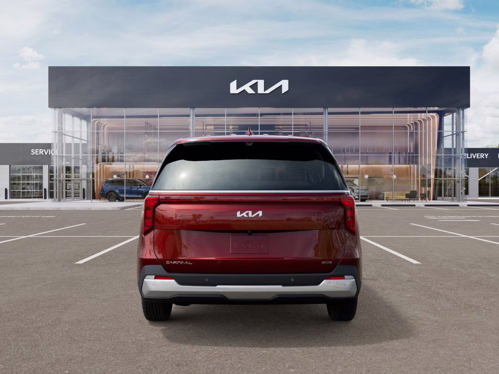 2026 Flare Red Kia Carnival Hybrid EX FWD Van