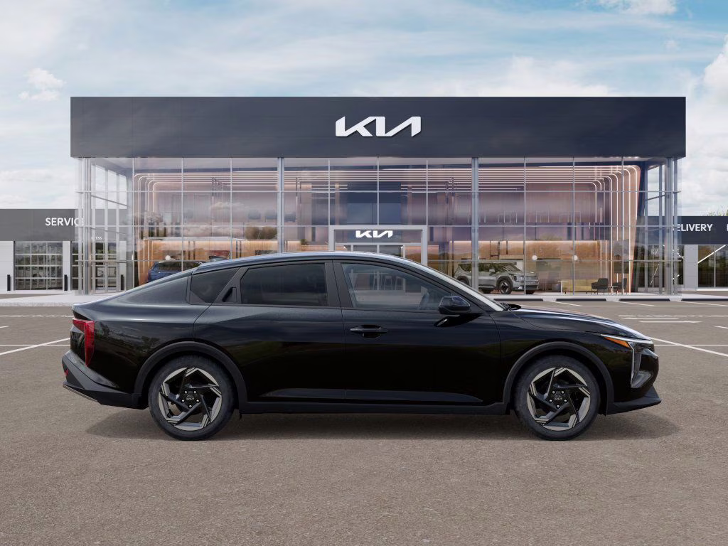 2025 Aurora Black Pearl Kia K4 EX FWD Sedan