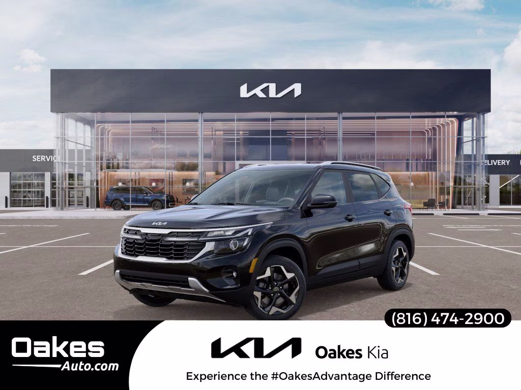 2026 Fusion Black Kia Seltos S AWD SUV