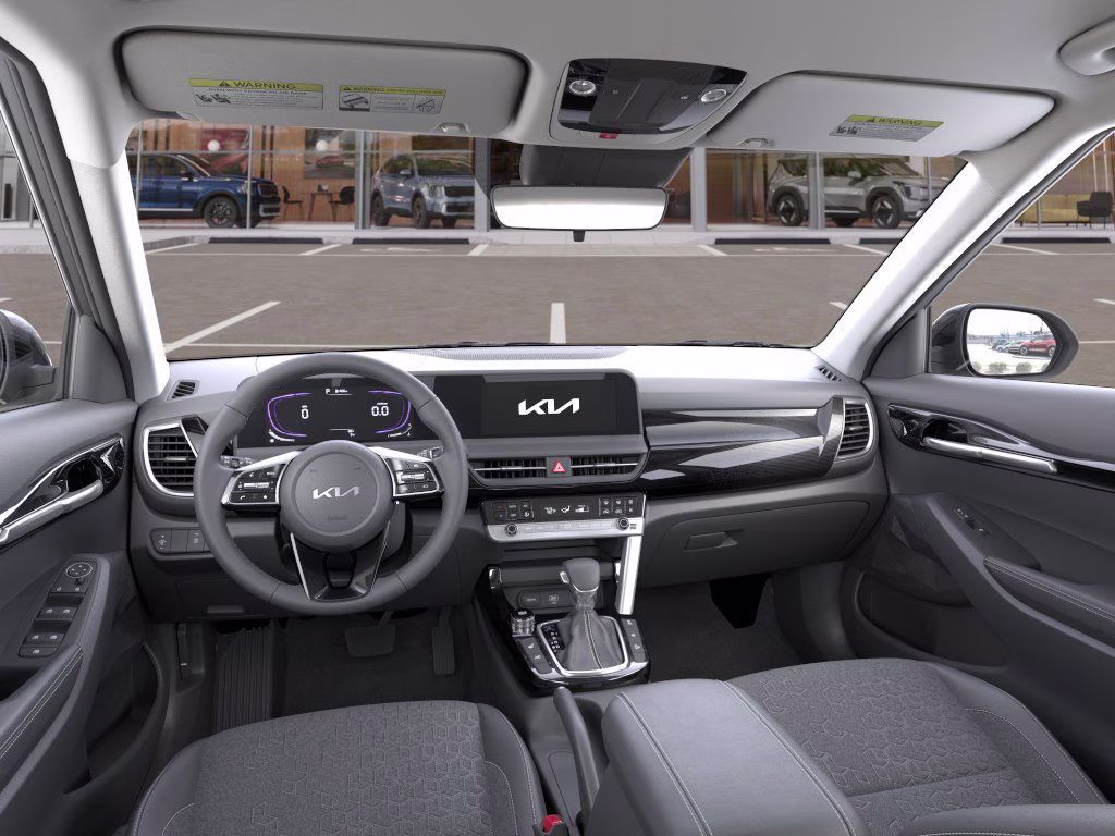 2026 Fusion Black Kia Seltos S AWD SUV