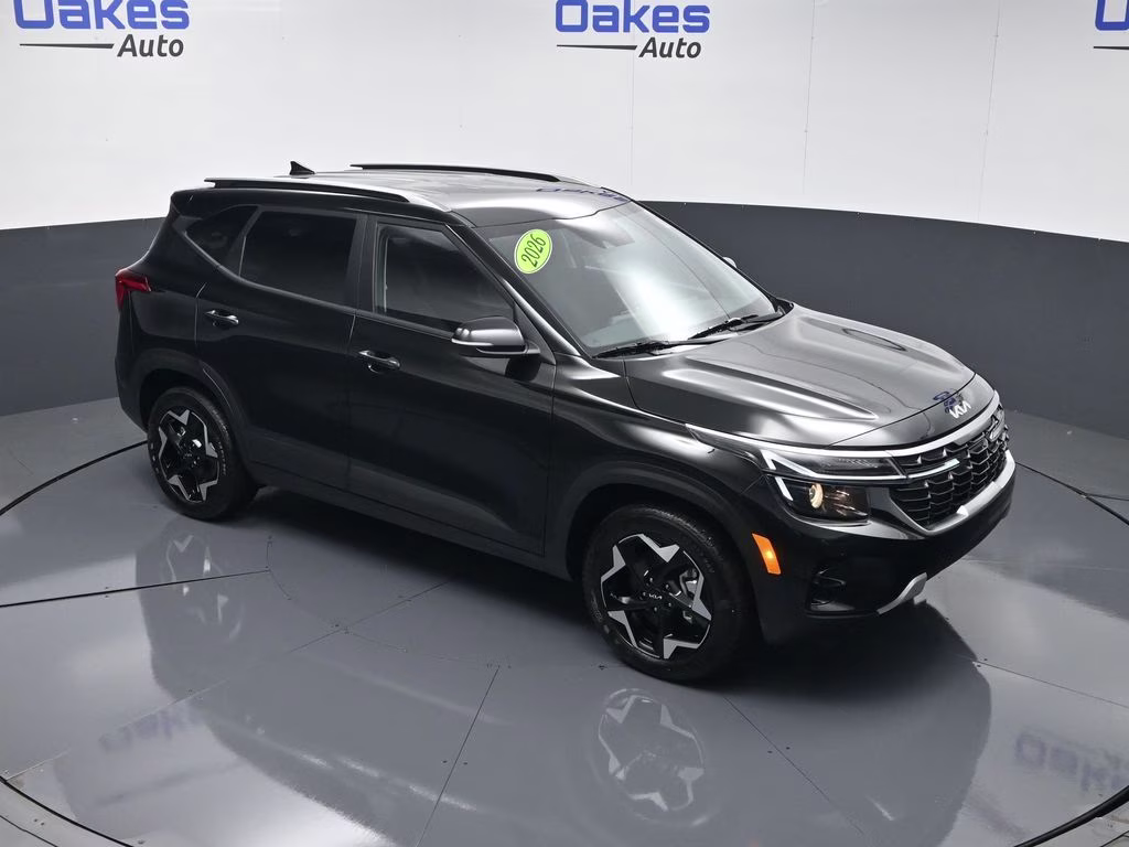 2026 Fusion Black Kia Seltos S AWD SUV