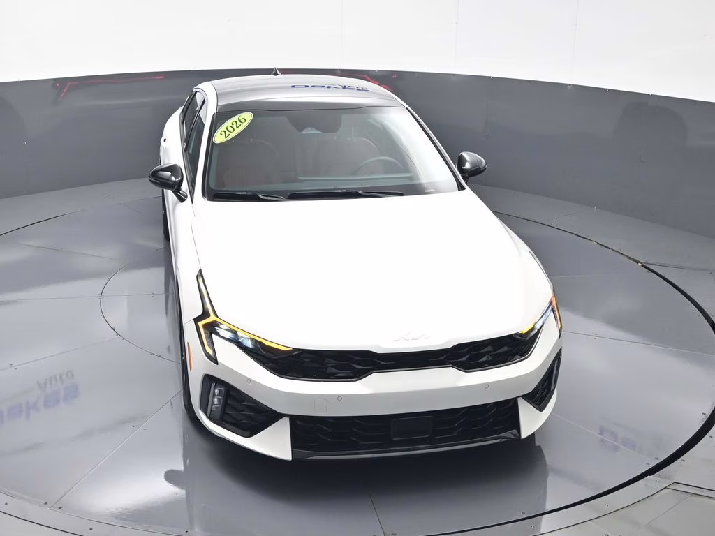 2026 Snow White Pearl Kia K5 GT-Line AWD Sedan