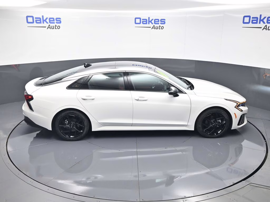 2026 Snow White Pearl Kia K5 GT-Line AWD Sedan
