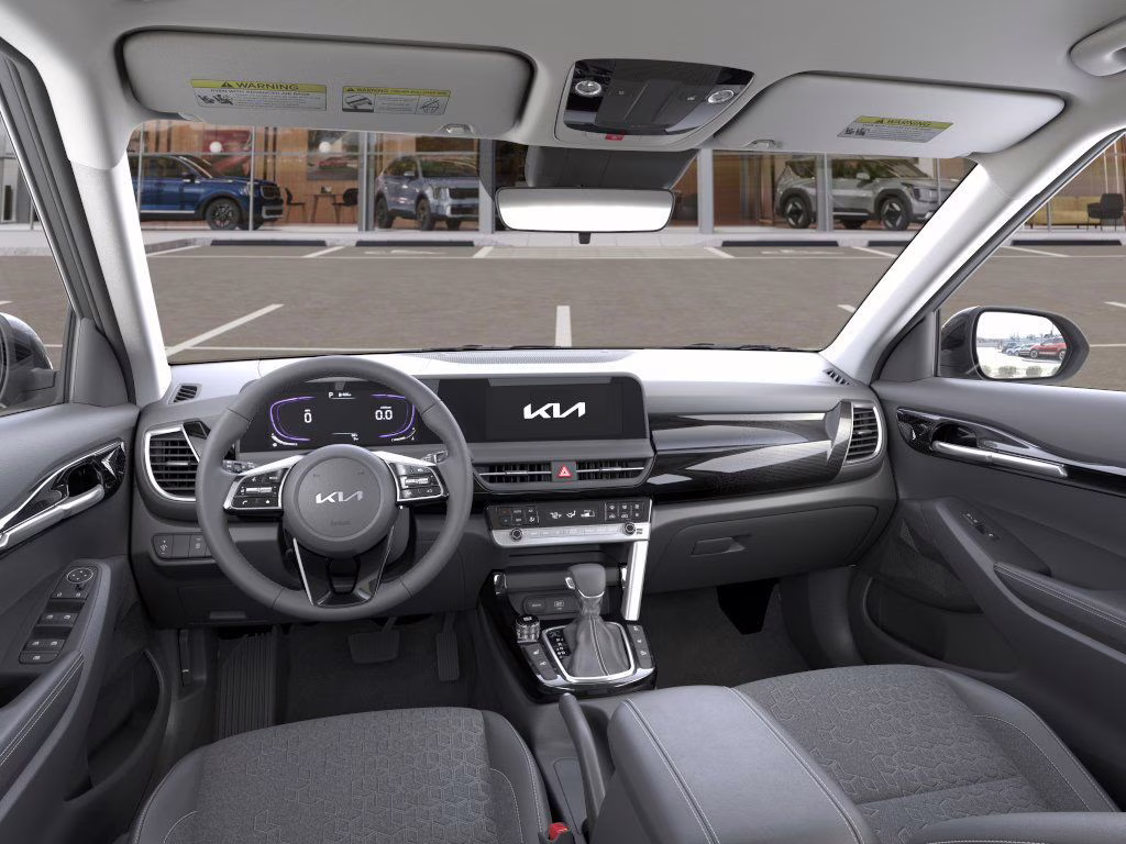 2026 Clear White/Black Roof Kia Seltos S AWD SUV