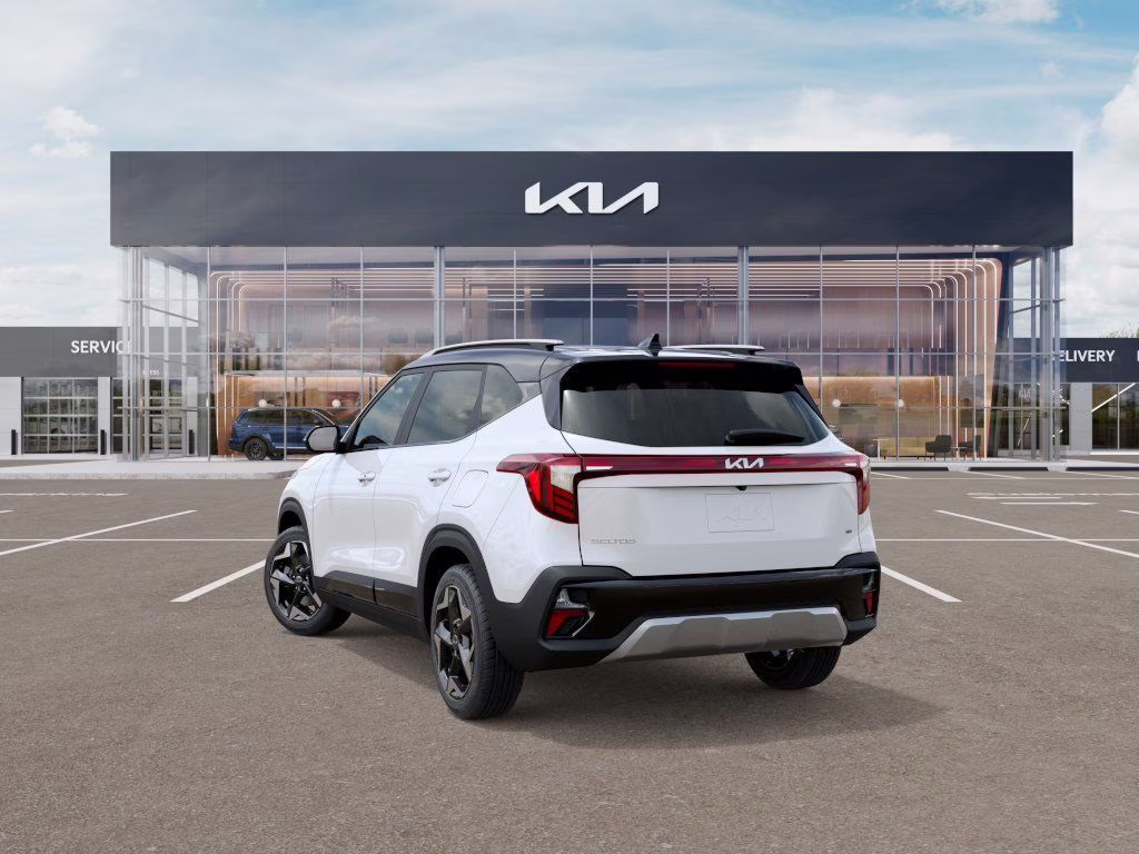 2026 Clear White/Black Roof Kia Seltos S AWD SUV