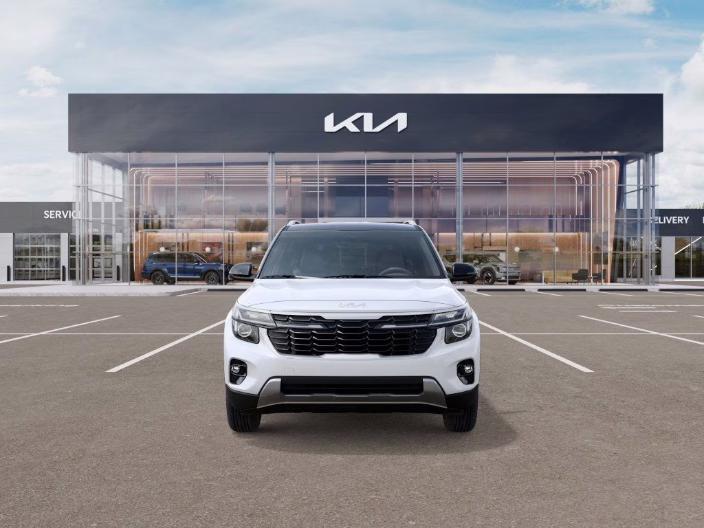 2026 Clear White/Black Roof Kia Seltos S AWD SUV