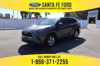 2023 Gray Toyota Highlander PLATINUM AWD SUV