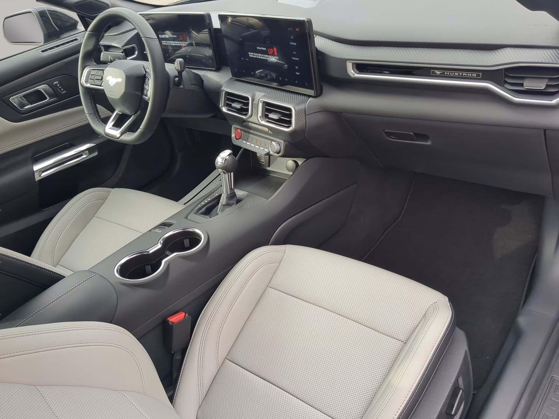 2026 Shadow Black Ford Mustang EcoBoost Premium RWD Coupe