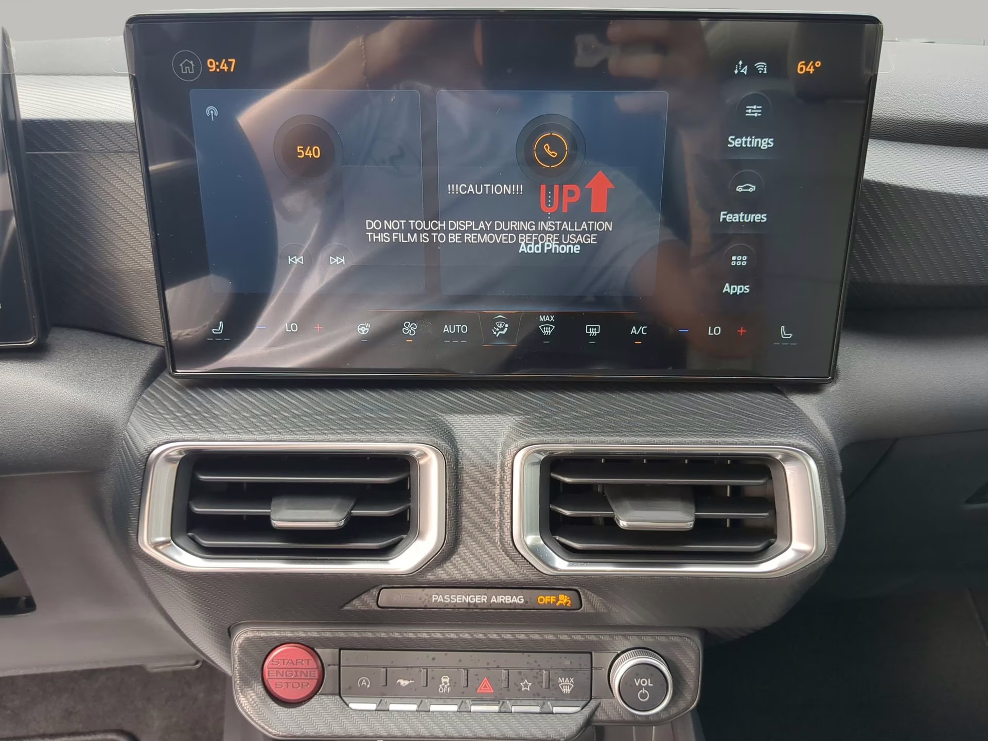 2026 Shadow Black Ford Mustang EcoBoost Premium RWD Coupe