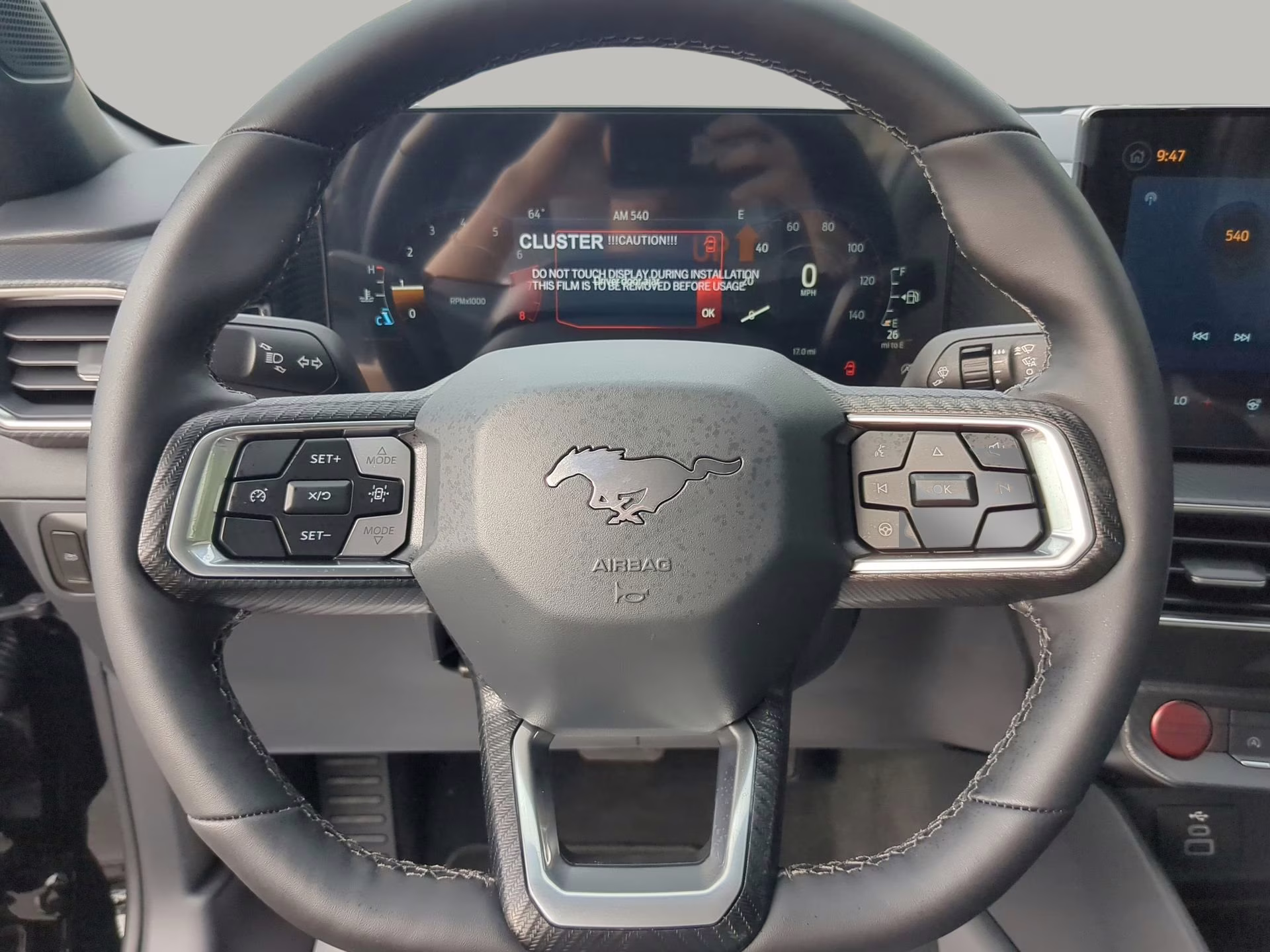 2026 Shadow Black Ford Mustang EcoBoost Premium RWD Coupe