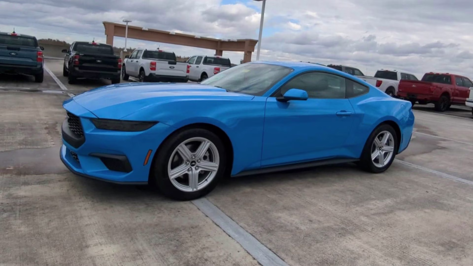 2026 Grabber Blue Metallic Ford Mustang EcoBoost RWD Coupe