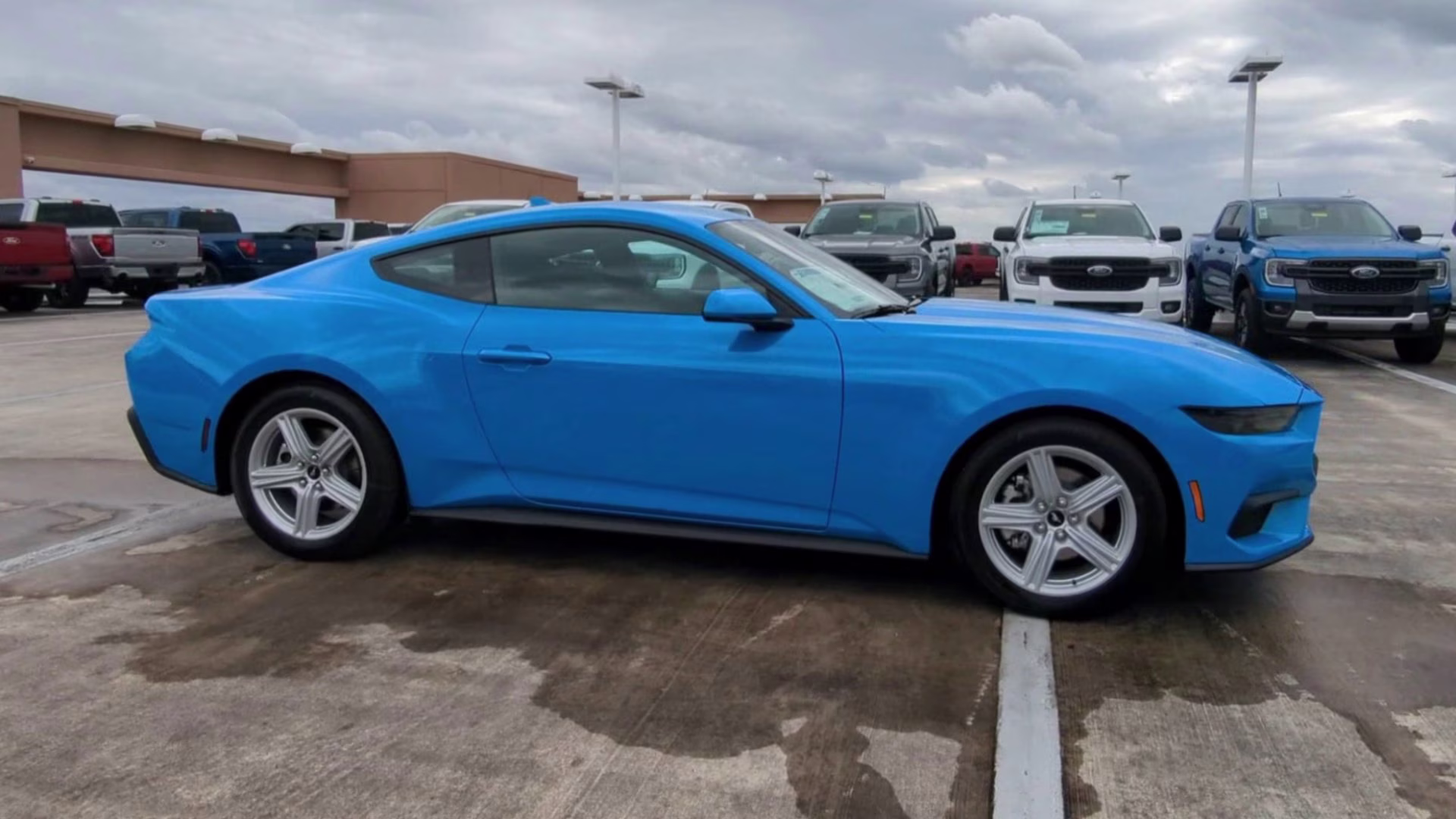 2026 Grabber Blue Metallic Ford Mustang EcoBoost RWD Coupe