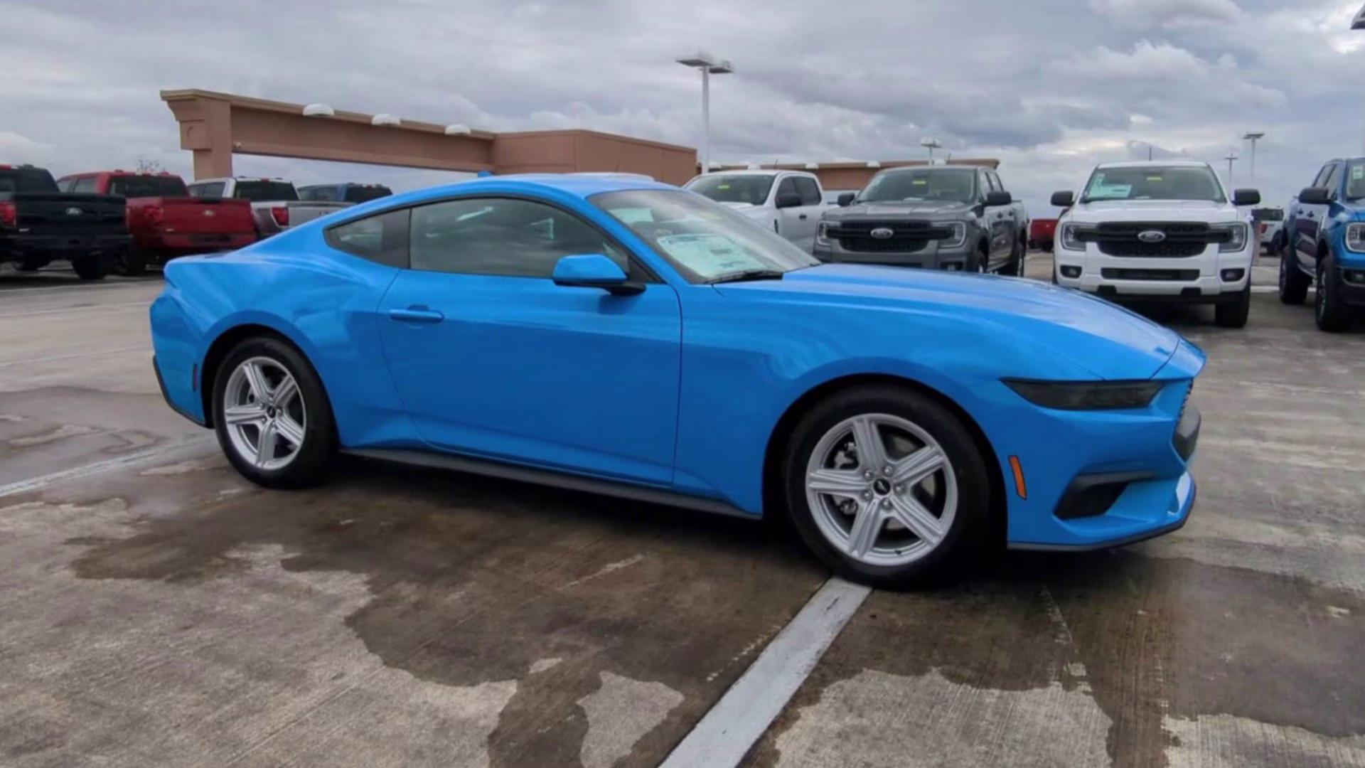2026 Grabber Blue Metallic Ford Mustang EcoBoost RWD Coupe