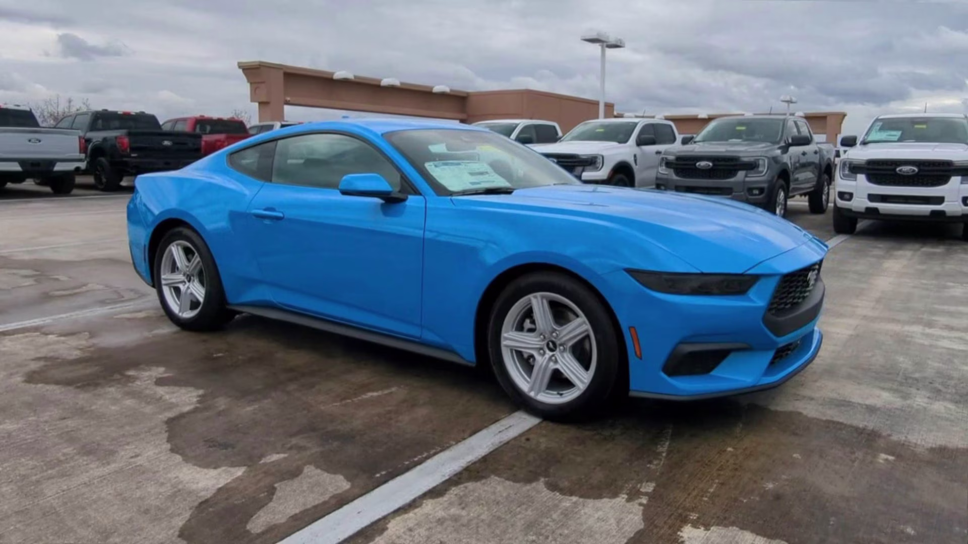 2026 Grabber Blue Metallic Ford Mustang EcoBoost RWD Coupe
