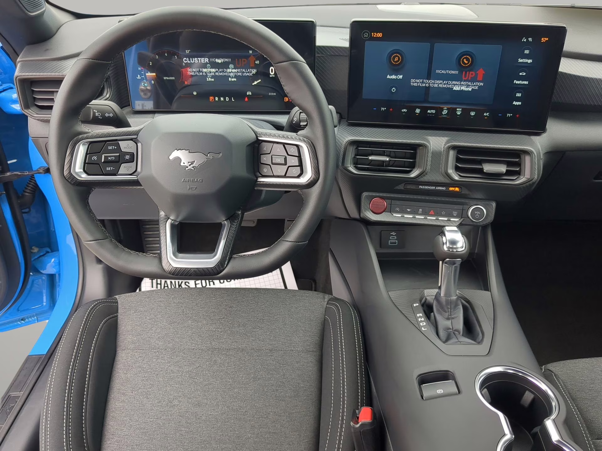 2026 Grabber Blue Metallic Ford Mustang EcoBoost RWD Coupe