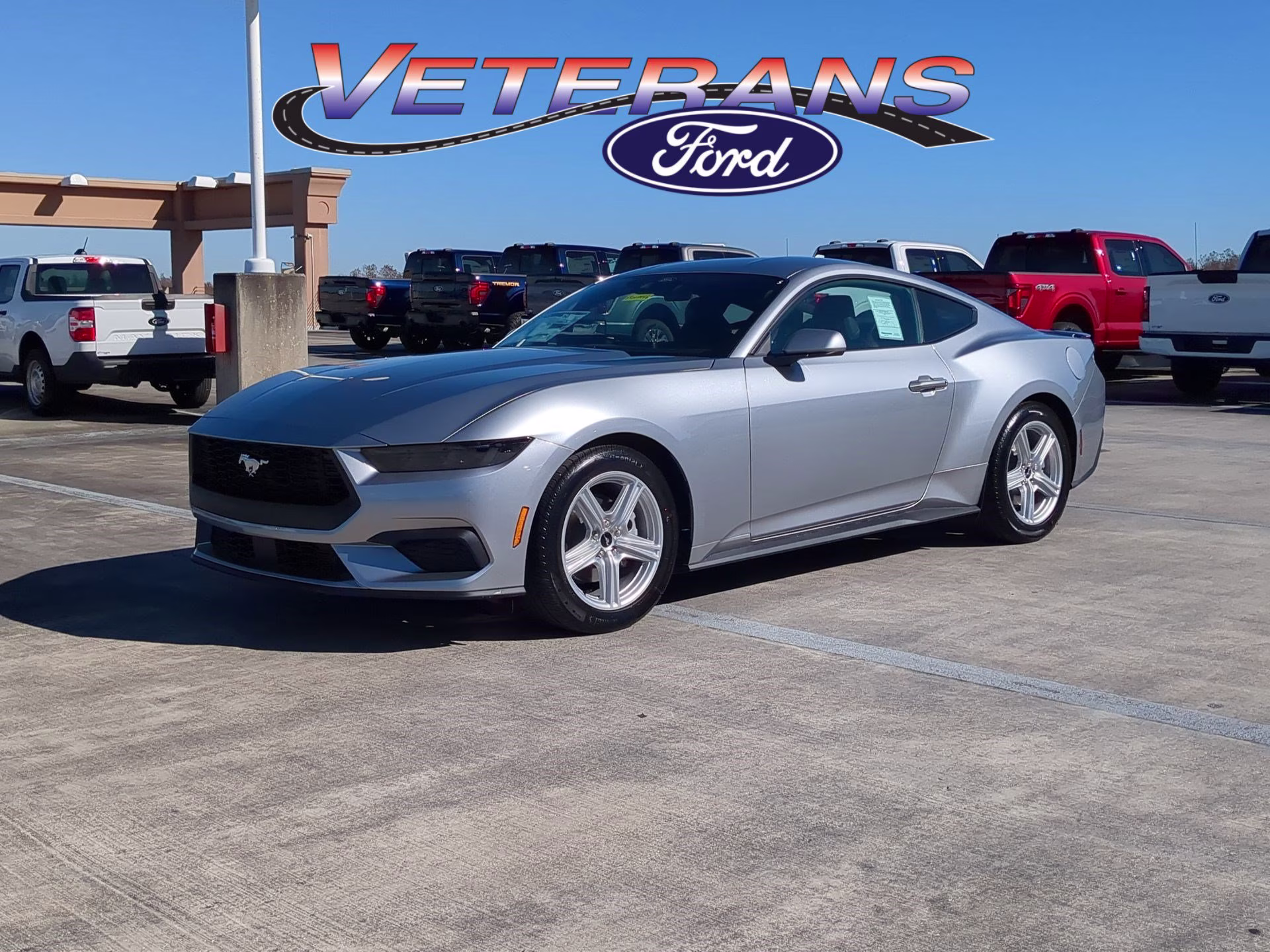 2026 Iconic Silver Metallic Ford Mustang EcoBoost Premium RWD Coupe
