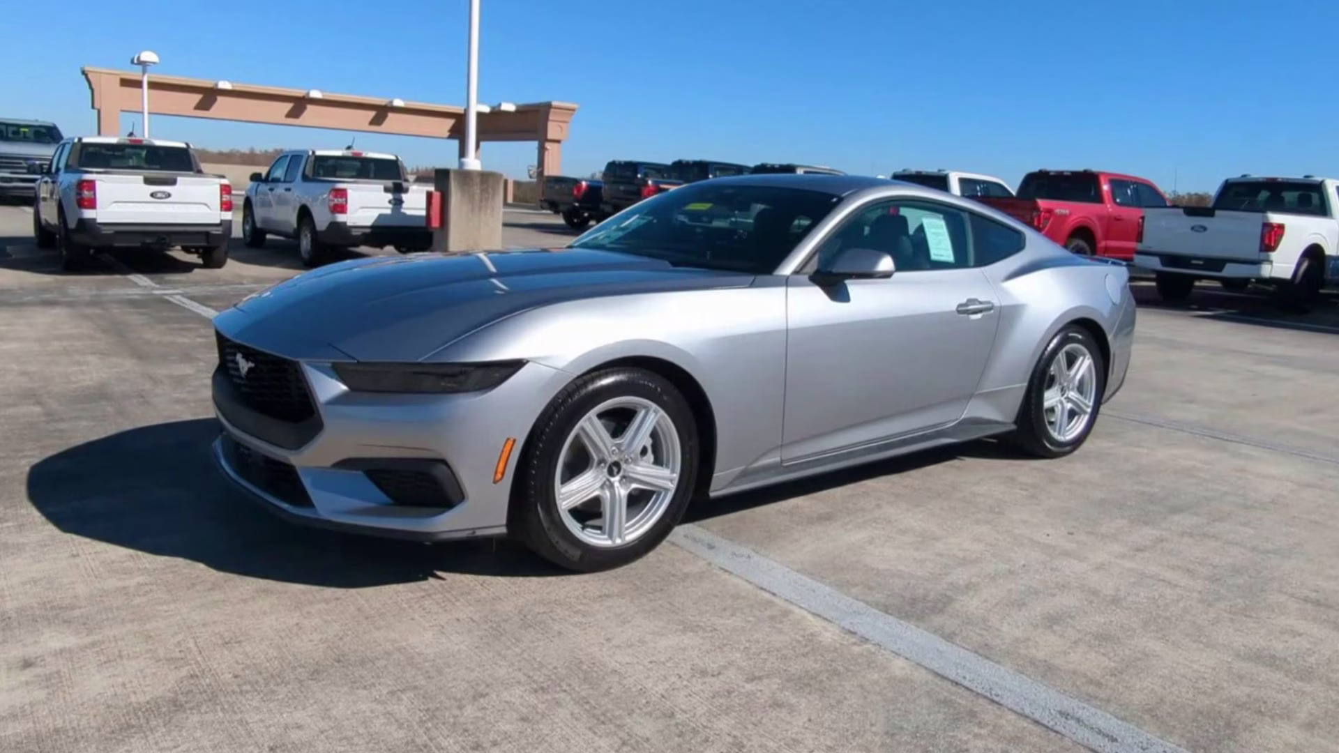 2026 Iconic Silver Metallic Ford Mustang EcoBoost Premium RWD Coupe
