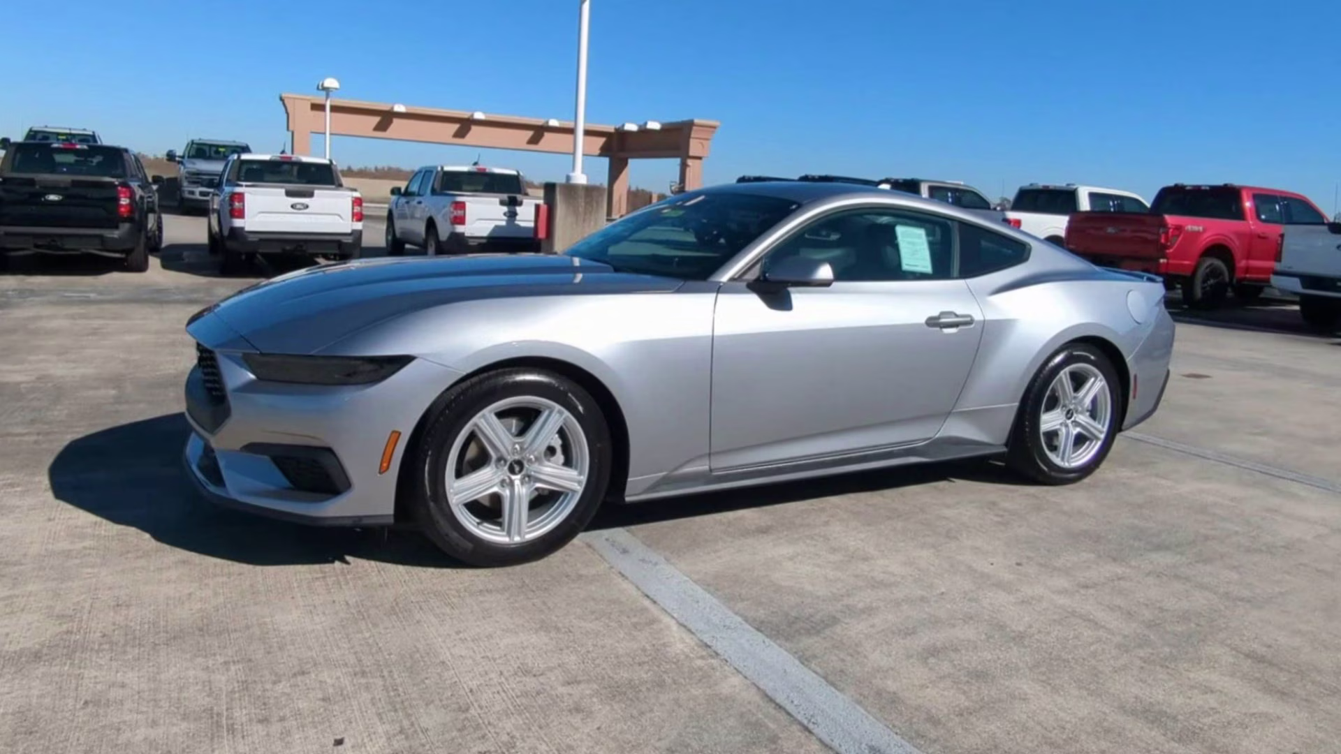2026 Iconic Silver Metallic Ford Mustang EcoBoost Premium RWD Coupe