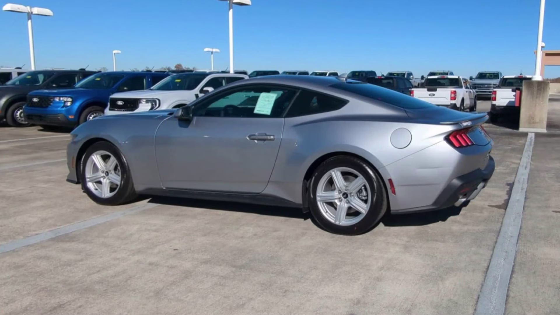 2026 Iconic Silver Metallic Ford Mustang EcoBoost Premium RWD Coupe