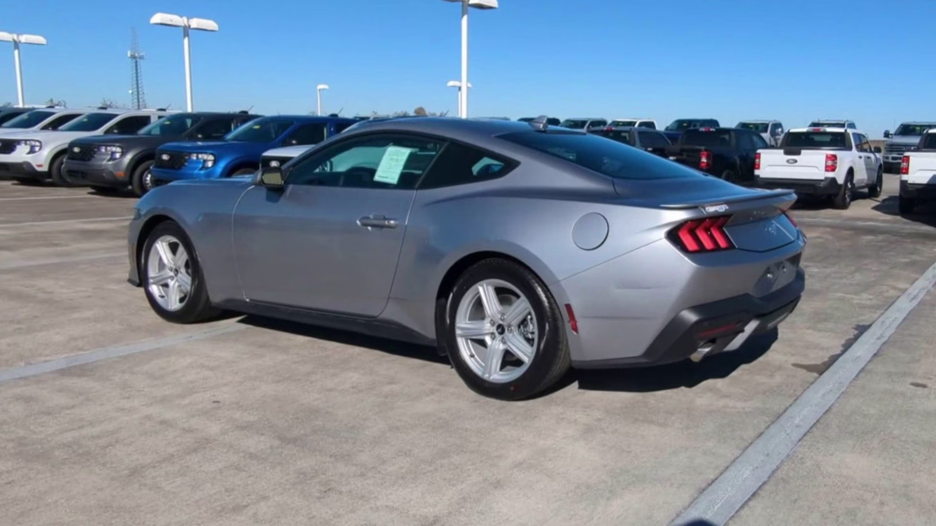 2026 Iconic Silver Metallic Ford Mustang EcoBoost Premium RWD Coupe