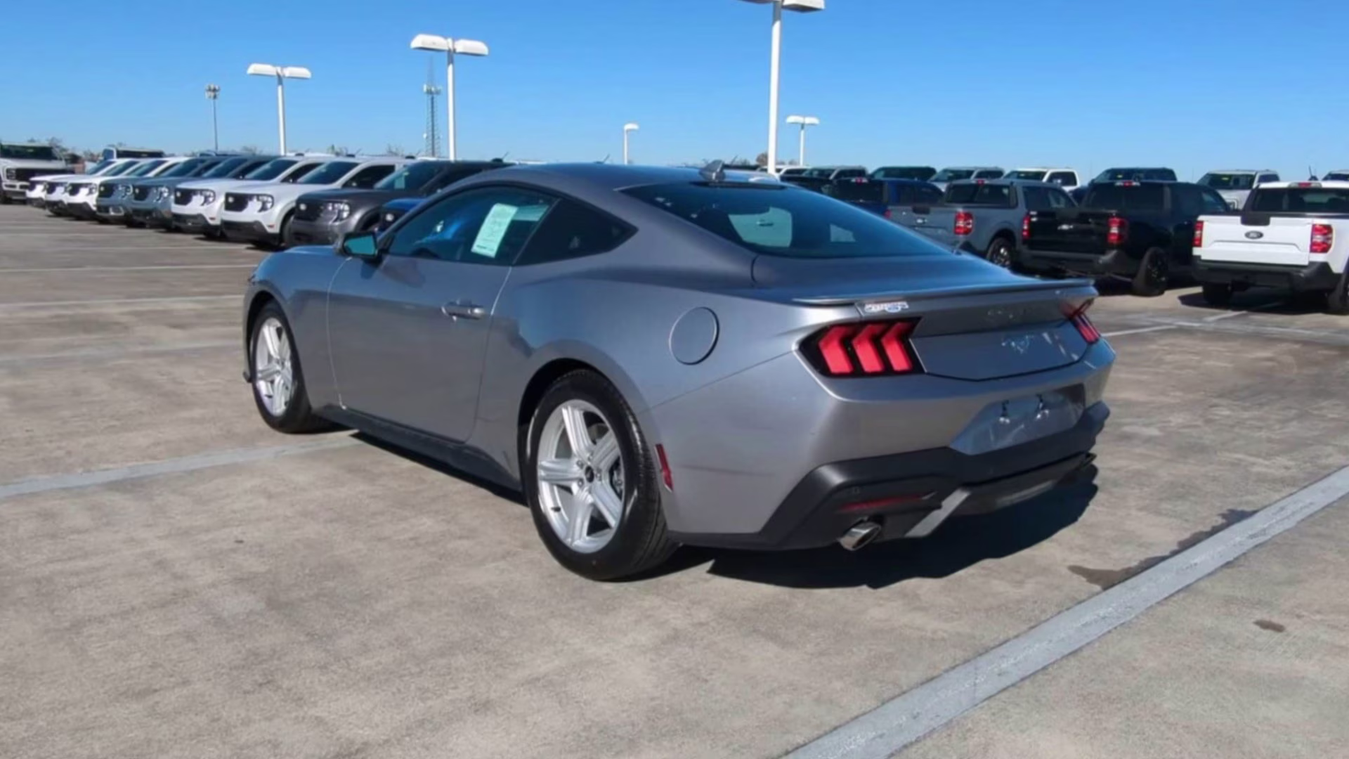 2026 Iconic Silver Metallic Ford Mustang EcoBoost Premium RWD Coupe