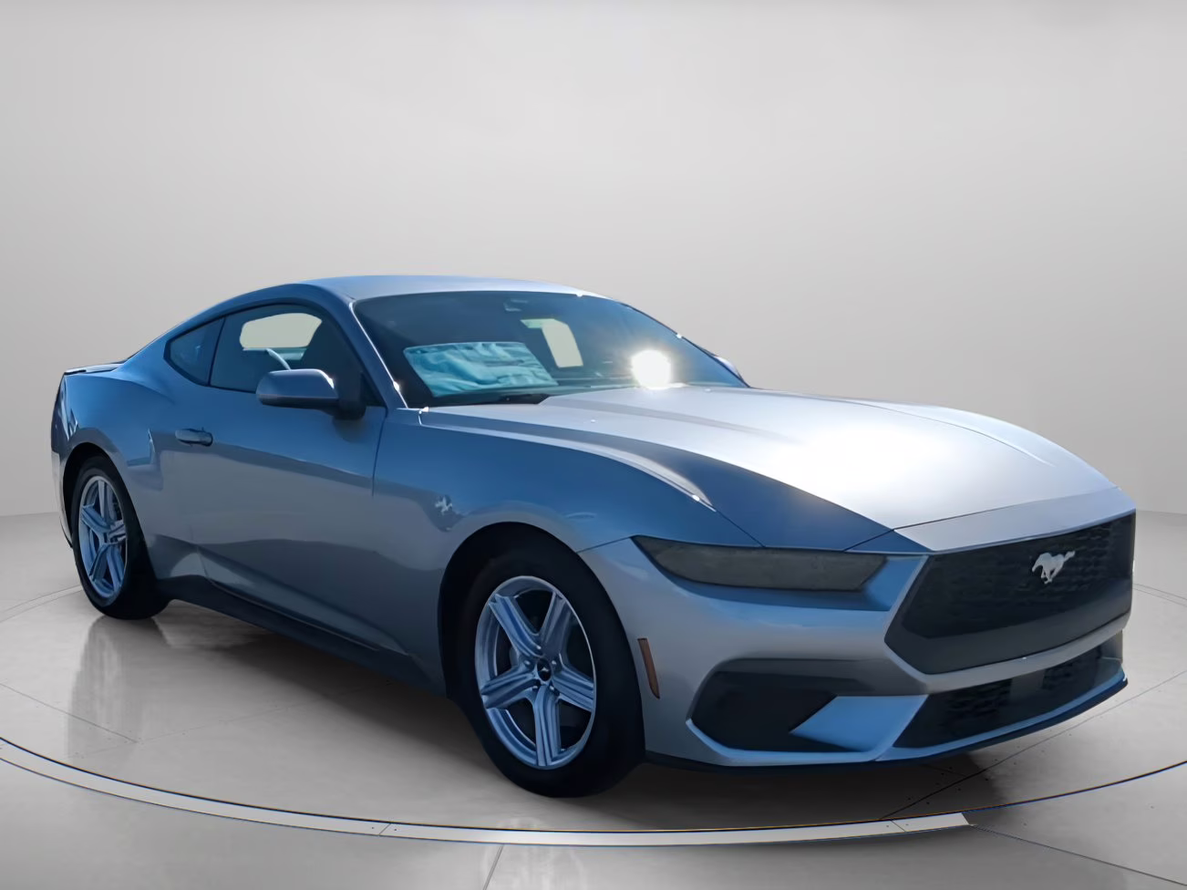 2026 Iconic Silver Metallic Ford Mustang EcoBoost Premium RWD Coupe