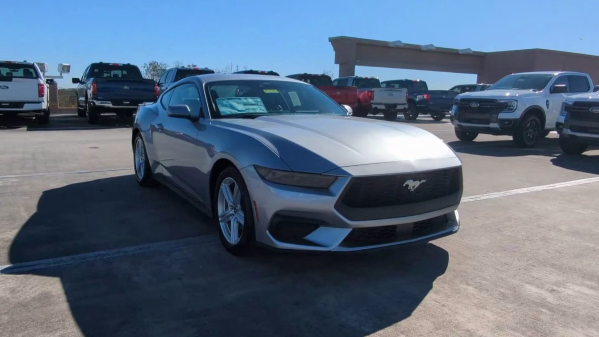 2026 Iconic Silver Metallic Ford Mustang EcoBoost Premium RWD Coupe