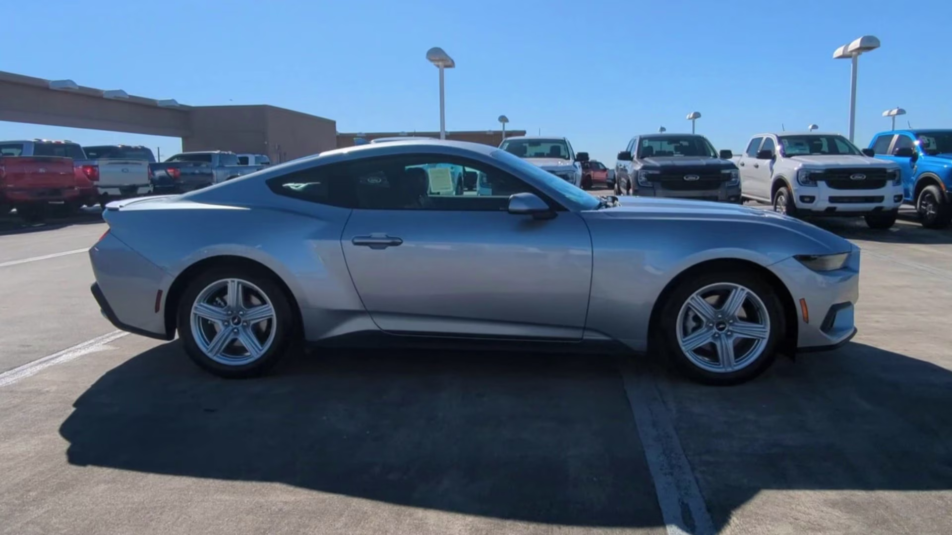 2026 Iconic Silver Metallic Ford Mustang EcoBoost Premium RWD Coupe