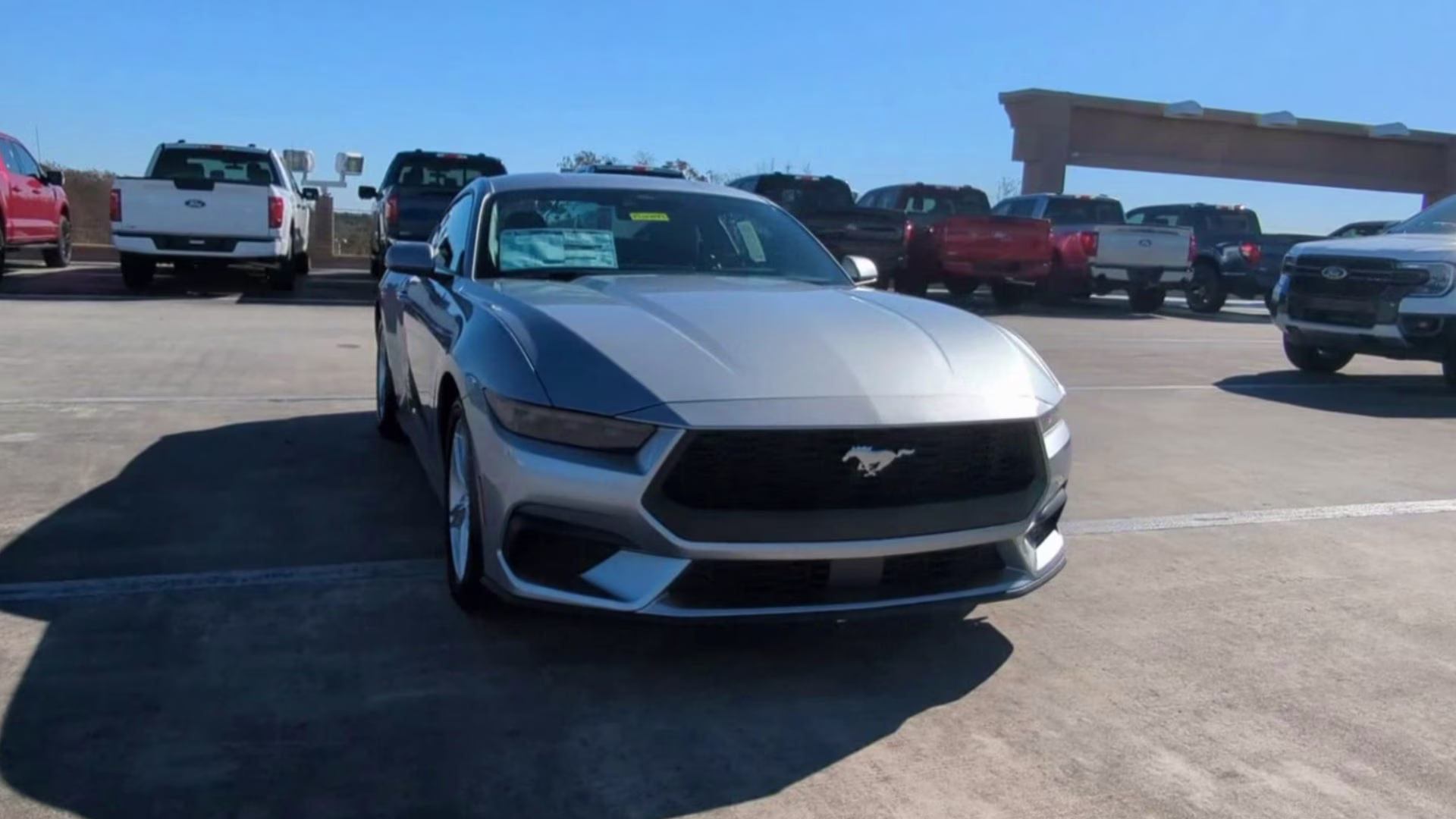 2026 Iconic Silver Metallic Ford Mustang EcoBoost Premium RWD Coupe