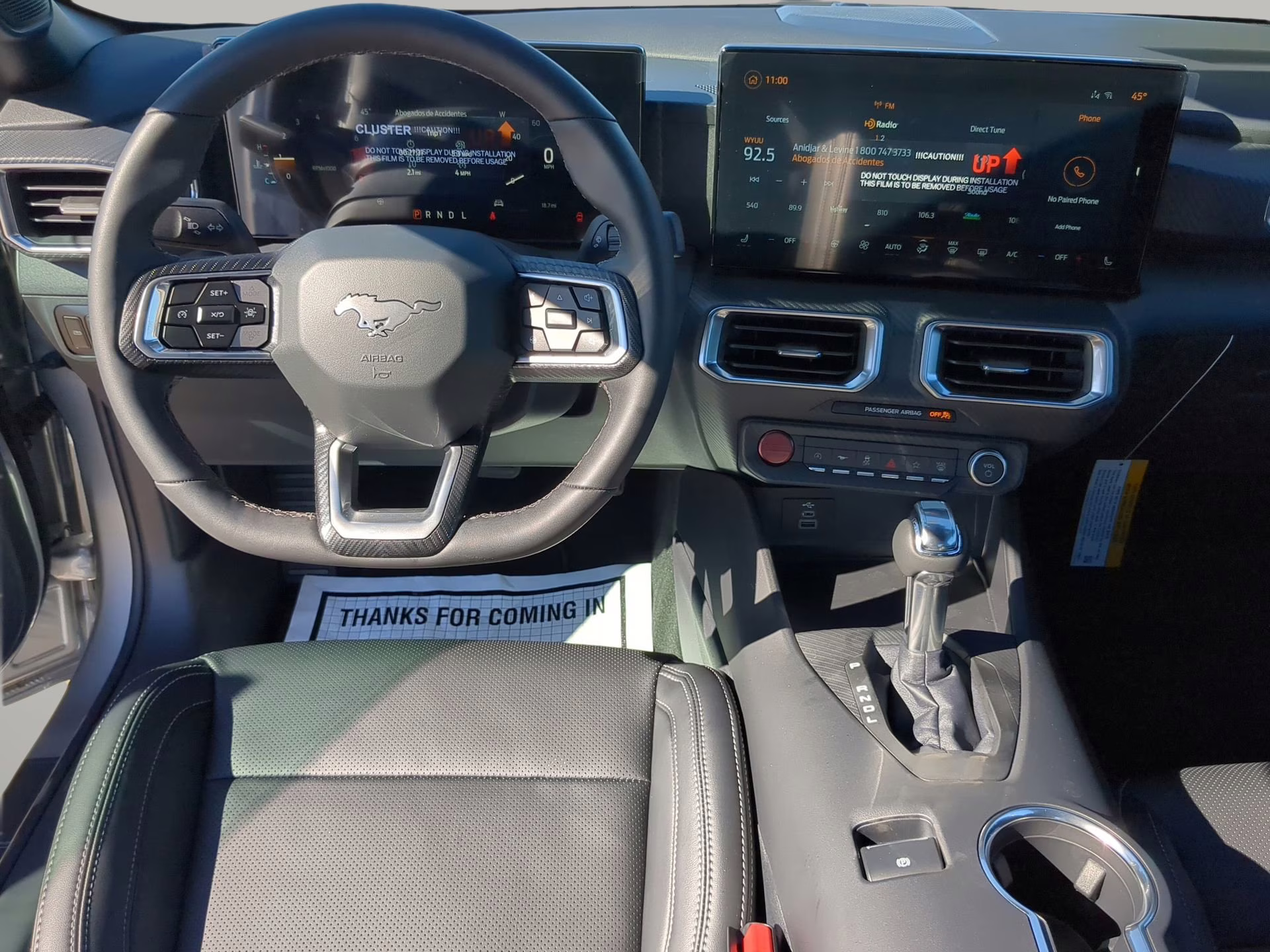 2026 Iconic Silver Metallic Ford Mustang EcoBoost Premium RWD Coupe