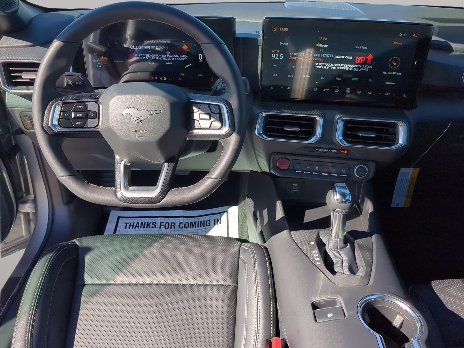 2026 Iconic Silver Metallic Ford Mustang EcoBoost Premium RWD Coupe