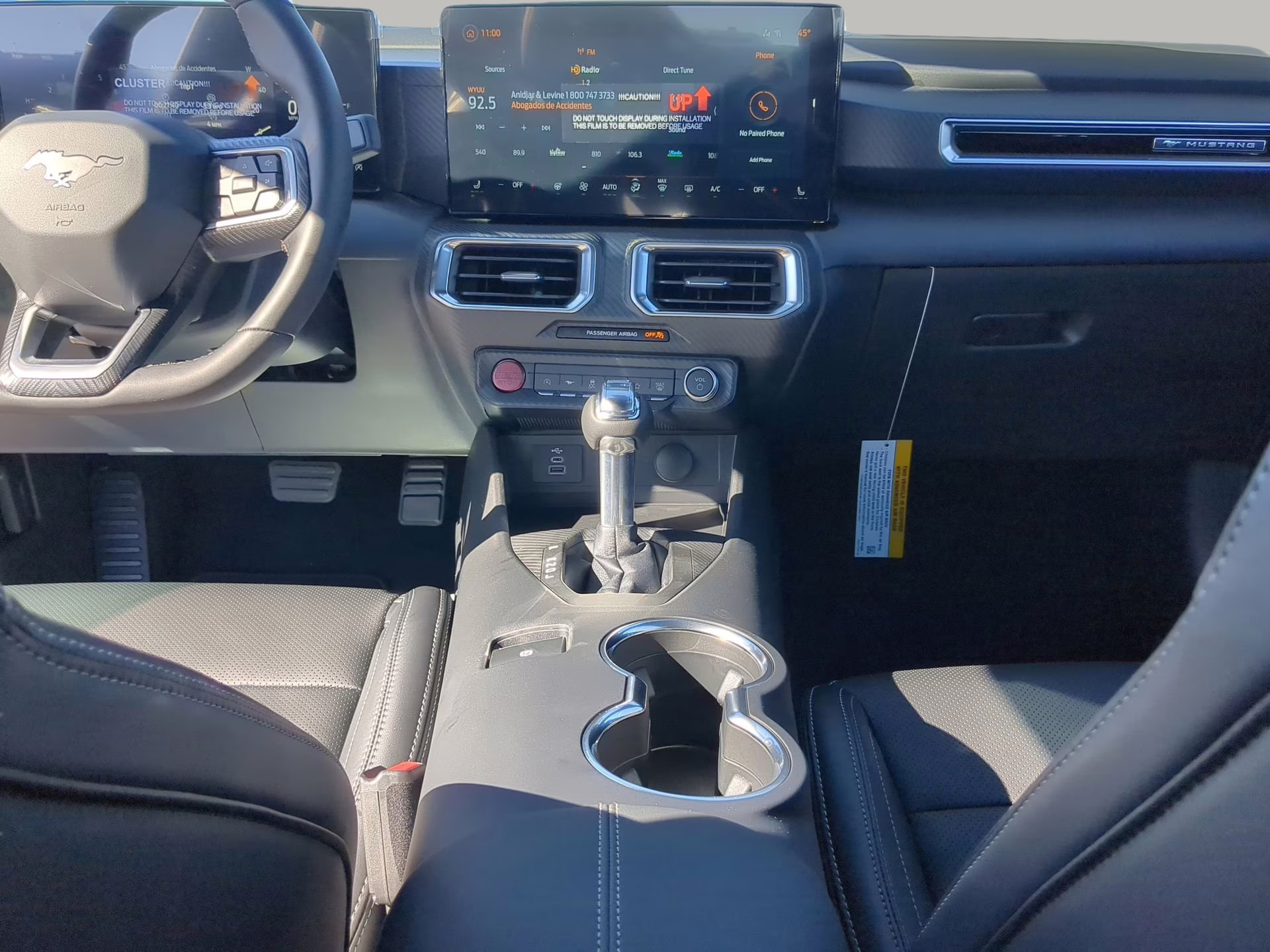 2026 Iconic Silver Metallic Ford Mustang EcoBoost Premium RWD Coupe