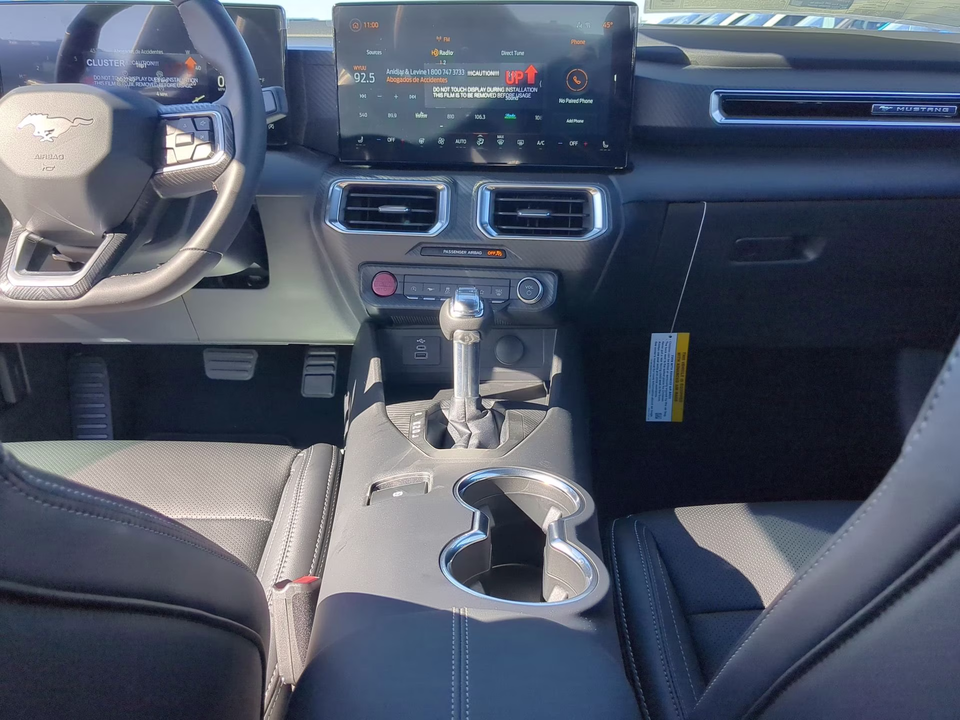 2026 Iconic Silver Metallic Ford Mustang EcoBoost Premium RWD Coupe