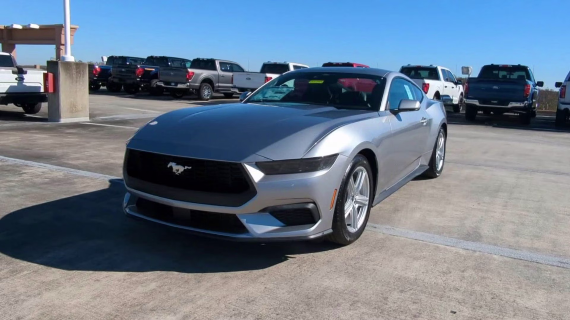 2026 Iconic Silver Metallic Ford Mustang EcoBoost Premium RWD Coupe
