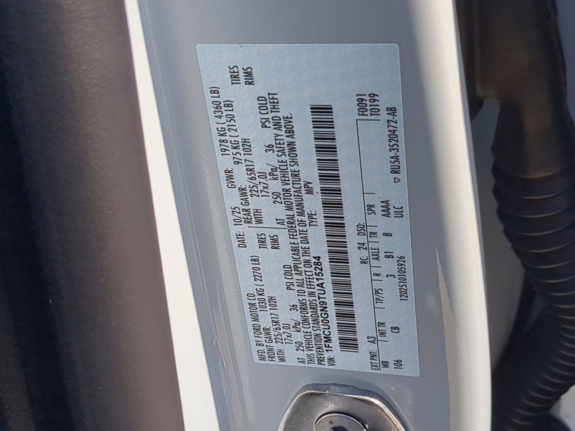 2026 Space Silver Metallic Ford Escape Active FWD SUV