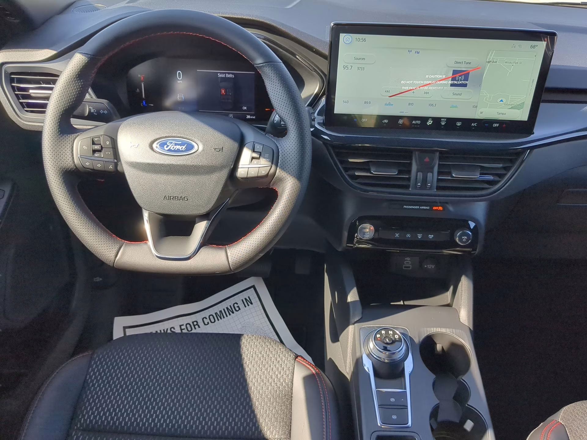 2026 Star White Metallic Tri-Coat Ford Escape ST-Line FWD SUV